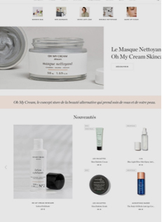 Website template preview